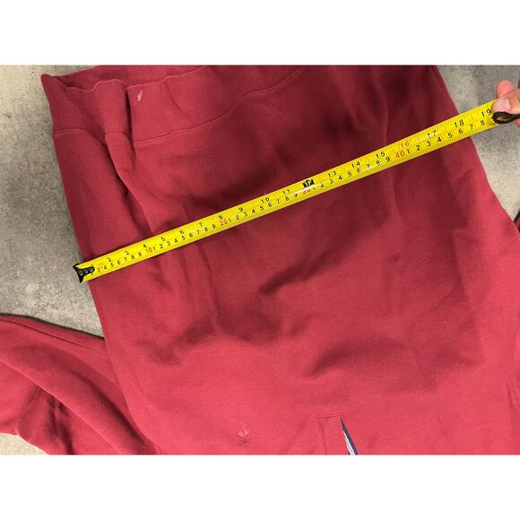 Brooks‎ Brothers Contrast Placket 1/4 Zip Cotton Pique Knit in Red Size L - Picture 3 of 4